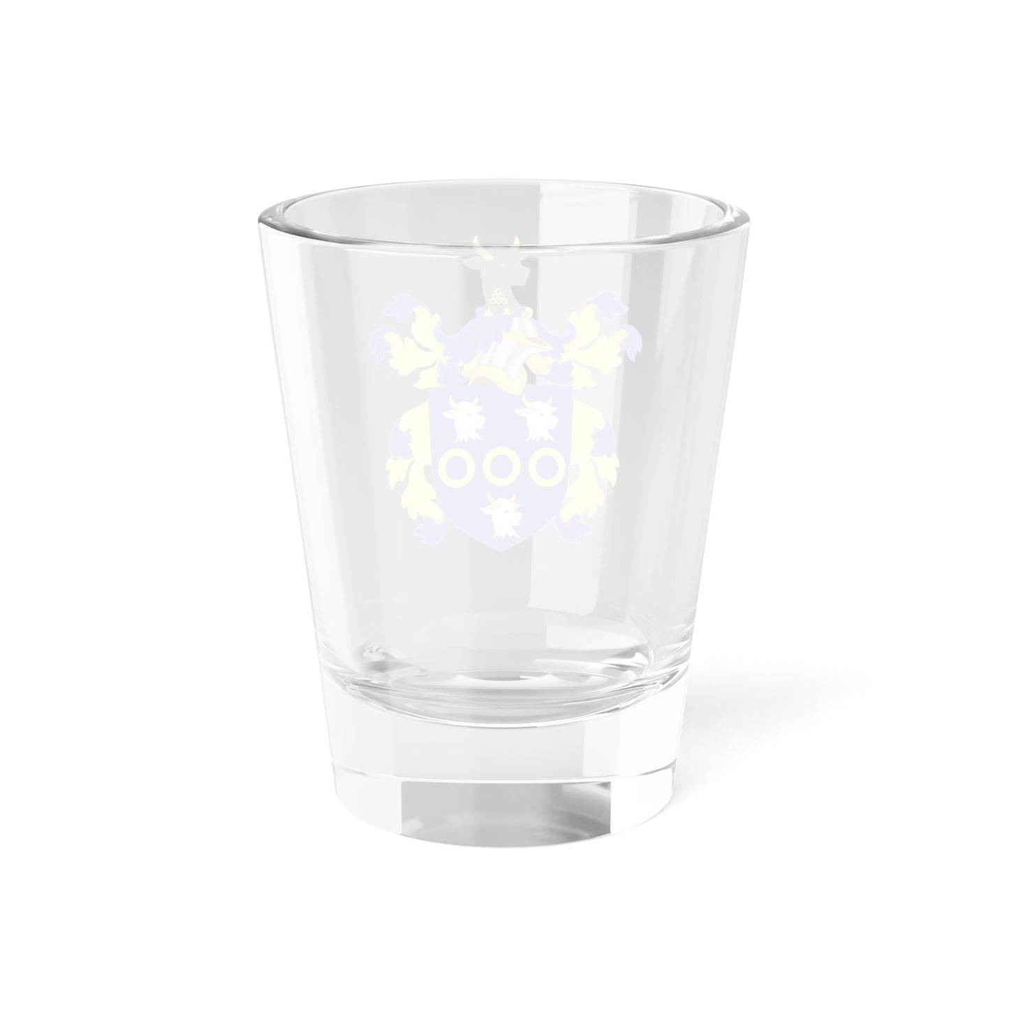 Coat of Arms of Henry Bull (United States) (Coat of Arms) Shot Glass 1.5oz