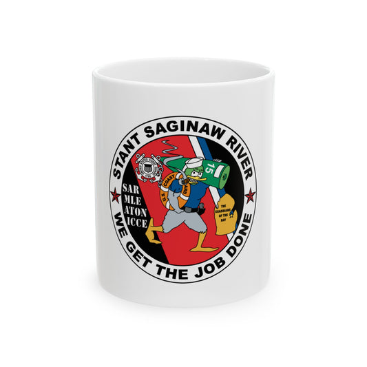 USCG STANT Saginaw River NEW 09 (U.S. Coast Guard) White Coffee Mug