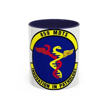 859th Diagnostics and Therapeutics Squadron (U.S. Air Force) Accent Coffee Mug 11oz Navy - Go Mug Yourself