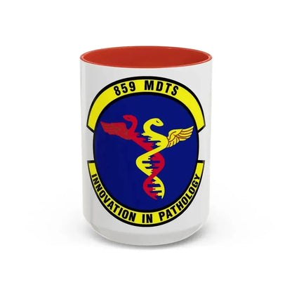 859th Diagnostics and Therapeutics Squadron (U.S. Air Force) Accent Coffee Mug 15oz Red - Go Mug Yourself