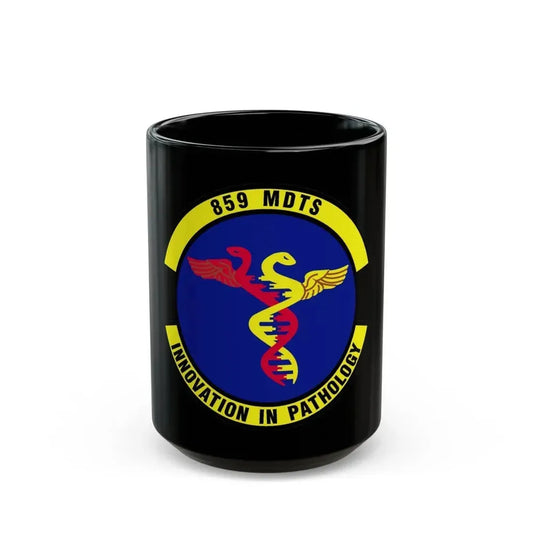 859th Diagnostics and Therapeutics Squadron (U.S. Air Force) Black Coffee Mug 15oz - Go Mug Yourself