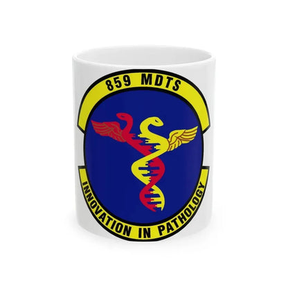 859th Diagnostics and Therapeutics Squadron (U.S. Air Force) White Coffee Mug 11oz - Go Mug Yourself