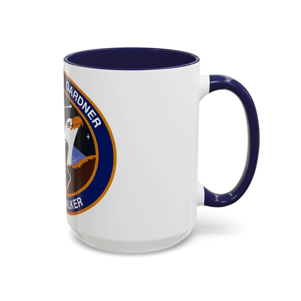 STS 51 a (NASA) Accent Coffee Mug-Go Mug Yourself