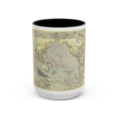 Pacific Ocean (1936) (Map) Accent Coffee Mug-15oz-Black-Go Mug Yourself