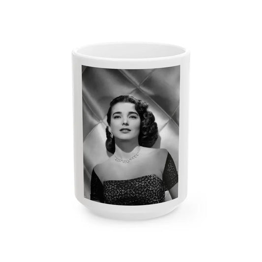 Julia Adams #36 (Vintage Female Icon) White Coffee Mug-15oz-Go Mug Yourself