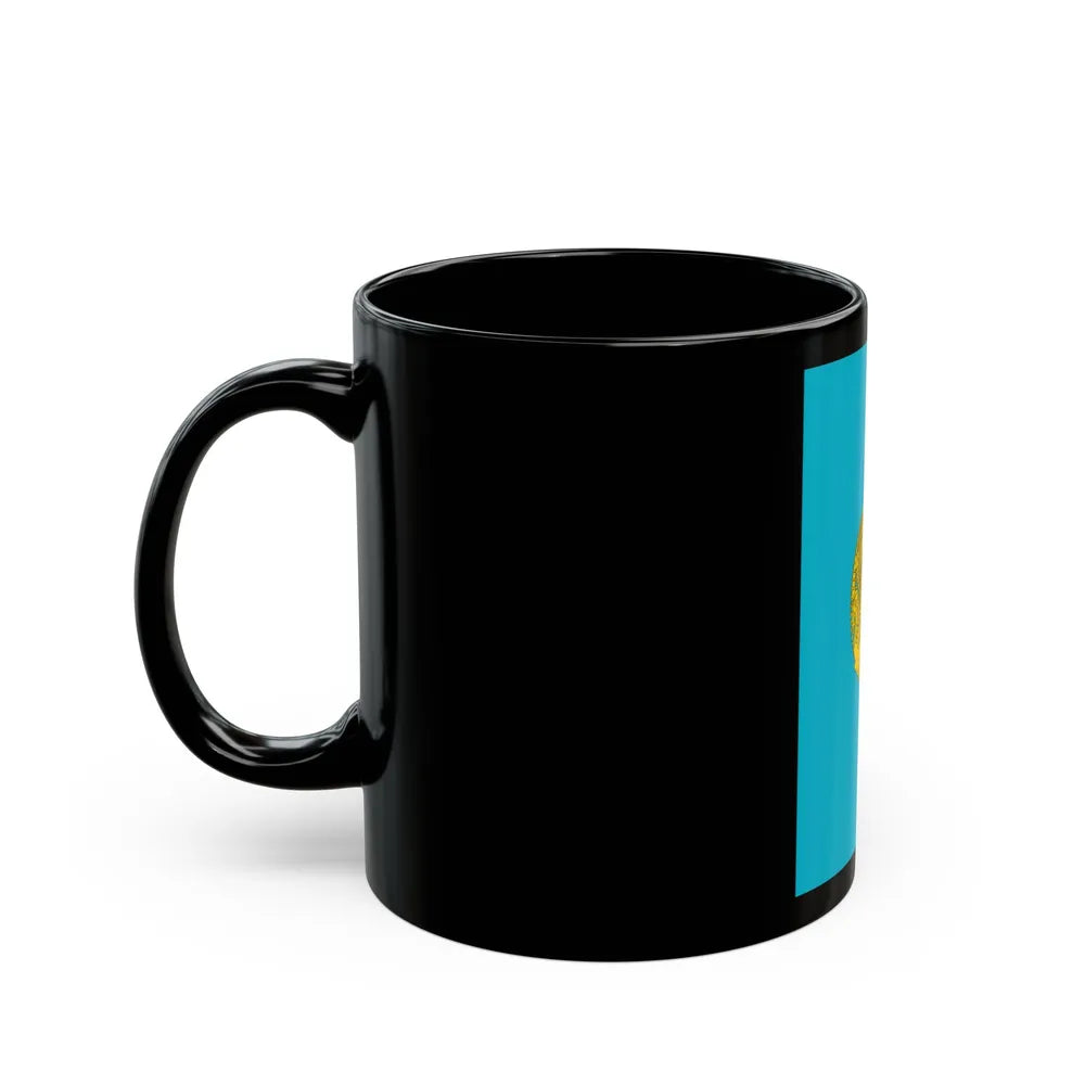 Kazakh Passport - Black Coffee Mug-Go Mug Yourself