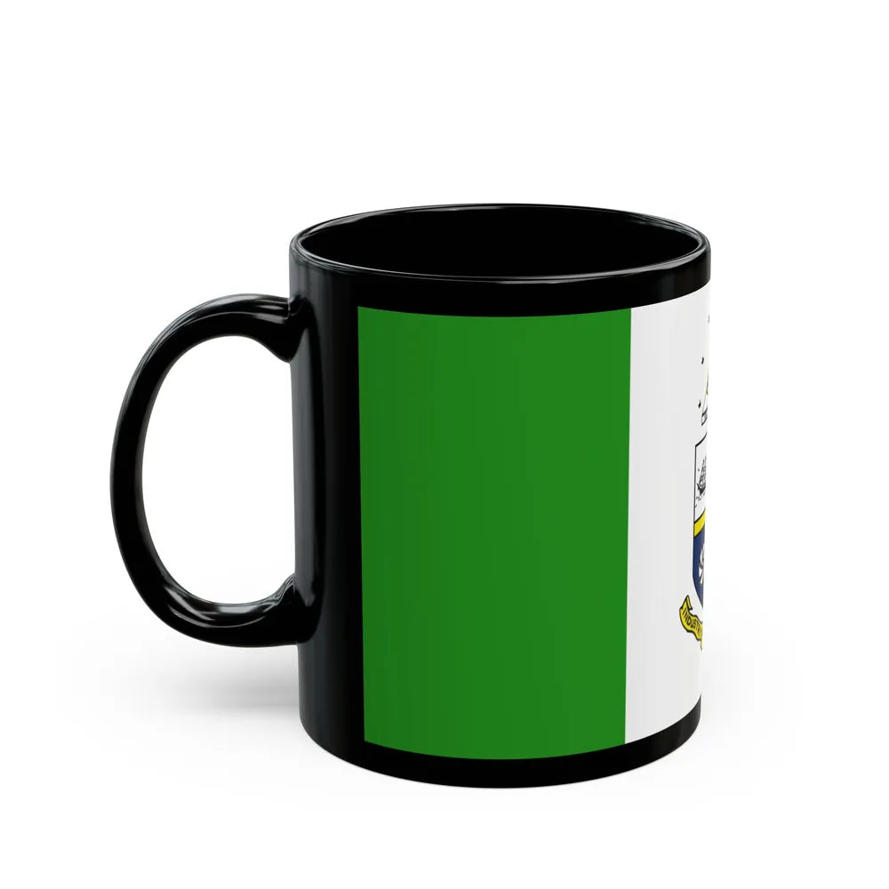 Flag of St Catharines Ontario Canada - Black Coffee Mug-Go Mug Yourself