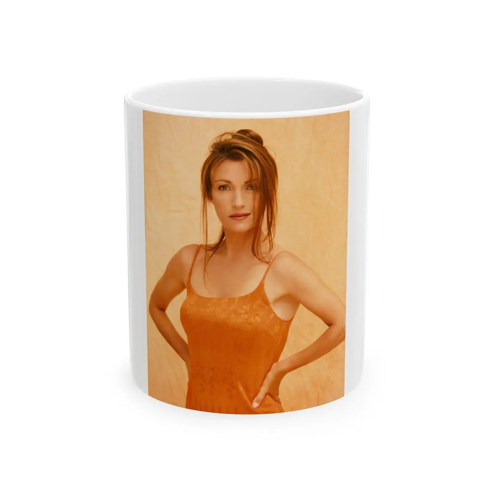 Jane Seymour #09 (Vintage Female Icon) White Coffee Mug-11oz-Go Mug Yourself