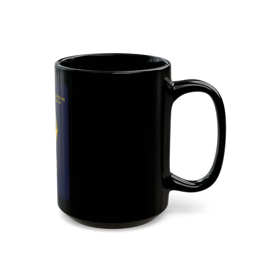 Vietnam Passport - Black Coffee Mug-Go Mug Yourself