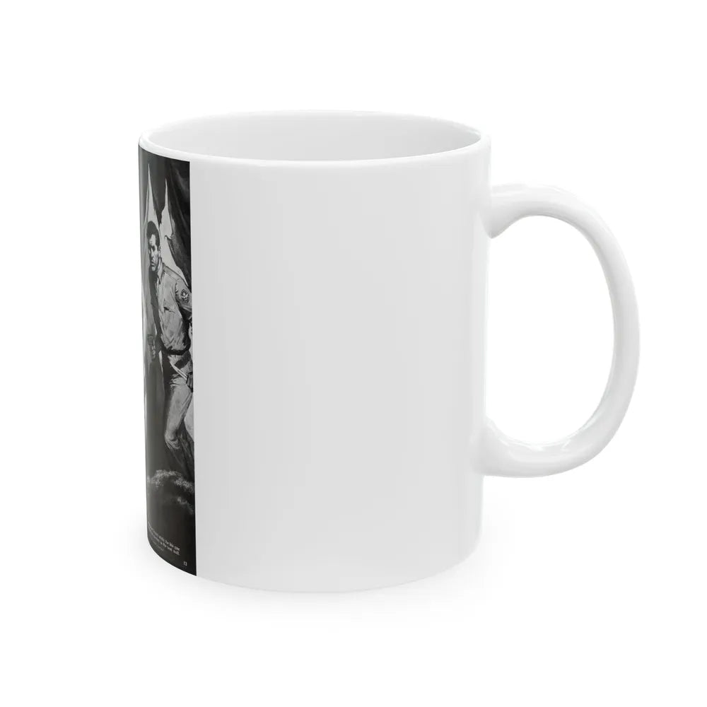 Captive Girl Compound, For Men Only, December 1964 - White Coffee Mug-Go Mug Yourself