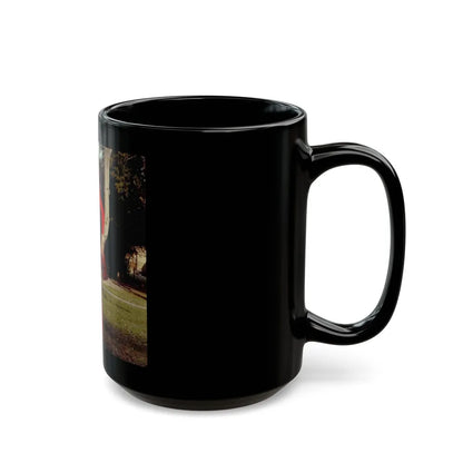 Francine York #16 (Vintage Female Icon) Black Coffee Mug-Go Mug Yourself