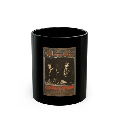 The Charlatans Poster (Music Poster) Black Coffee Mug-11oz-Go Mug Yourself