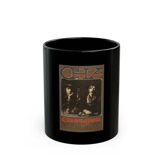 The Charlatans Poster (Music Poster) Black Coffee Mug-11oz-Go Mug Yourself