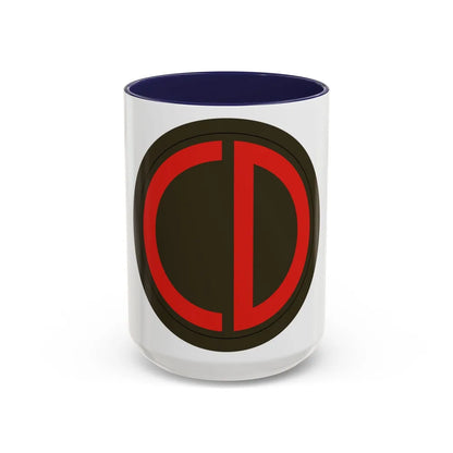 85th Division SSI (U.S. Army) Accent Coffee Mug-15oz-Navy-Go Mug Yourself