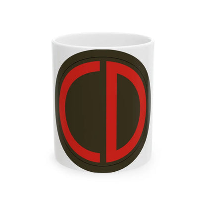 85th Division SSI (U.S. Army) White Coffee Mug-11oz-Go Mug Yourself