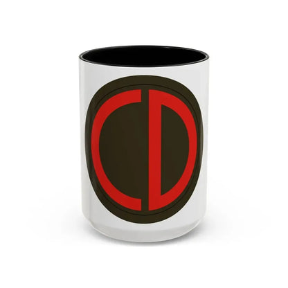 85th Division SSI (U.S. Army) Accent Coffee Mug 15oz Black - Go Mug Yourself