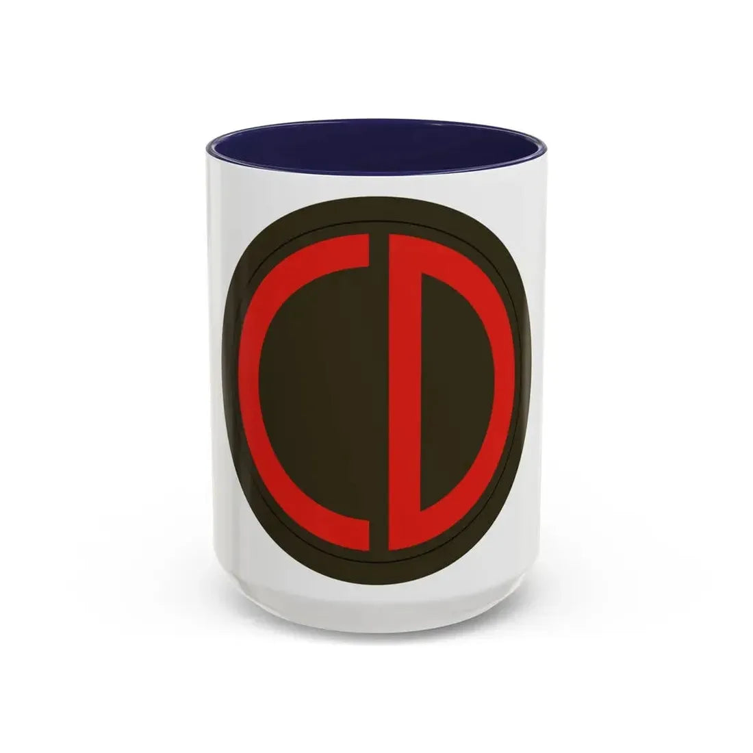 85th Division SSI (U.S. Army) Accent Coffee Mug 15oz Navy - Go Mug Yourself