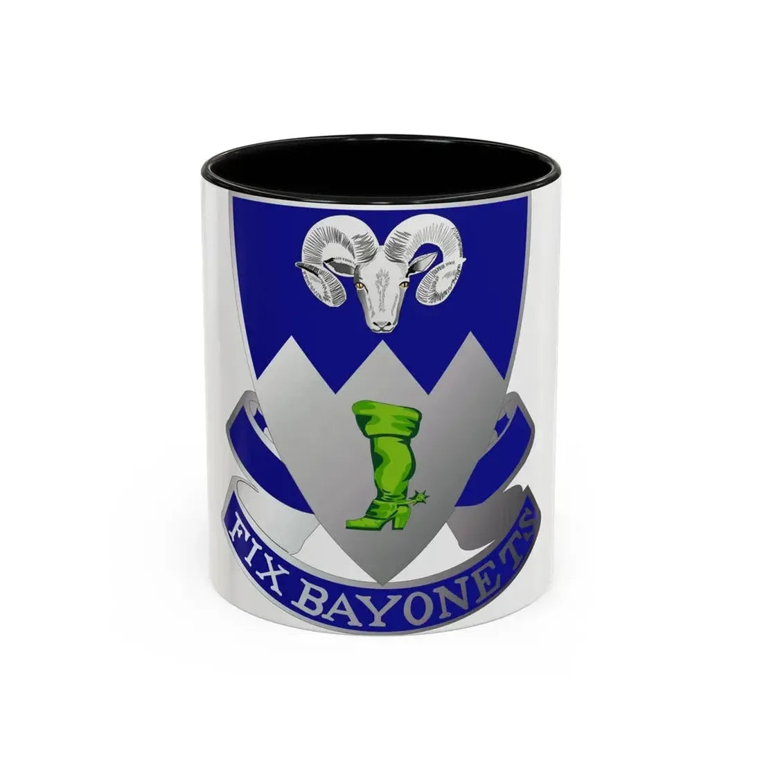 85th Infantry Regiment (U.S. Army) Accent Coffee Mug 11oz Black - Go Mug Yourself