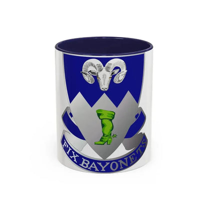 85th Infantry Regiment (U.S. Army) Accent Coffee Mug 11oz Navy - Go Mug Yourself