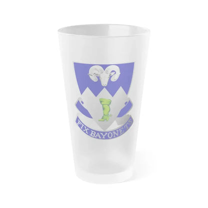 85th Infantry Regiment (U.S. Army) Frosted Pint Glass 16oz Default Title - Go Mug Yourself