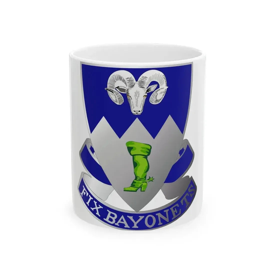 85th Infantry Regiment (U.S. Army) White Coffee Mug 11oz - Go Mug Yourself