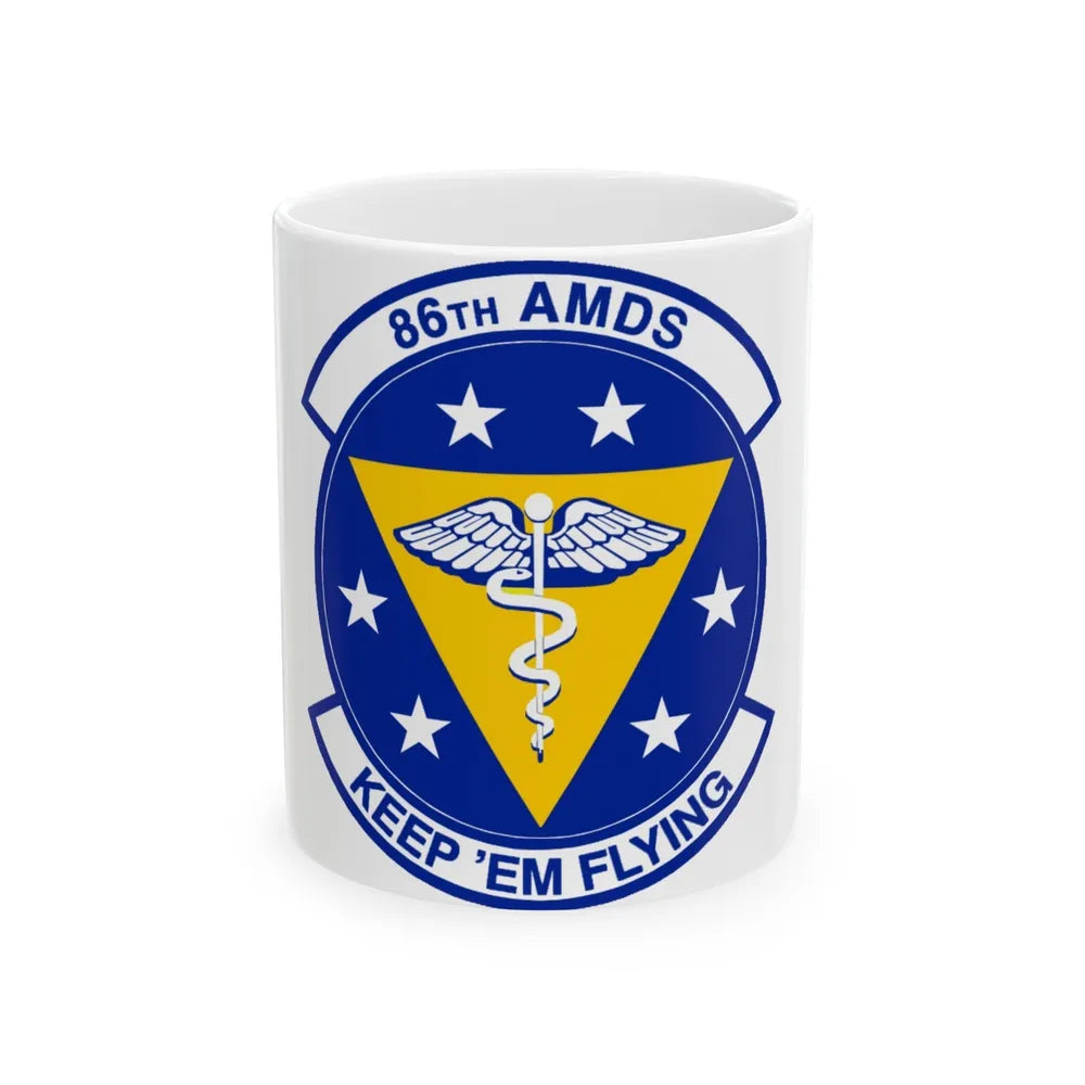 86 Aerospace Medicine Squadron USAFE (U.S. Air Force) White Coffee Mug-11oz-Go Mug Yourself