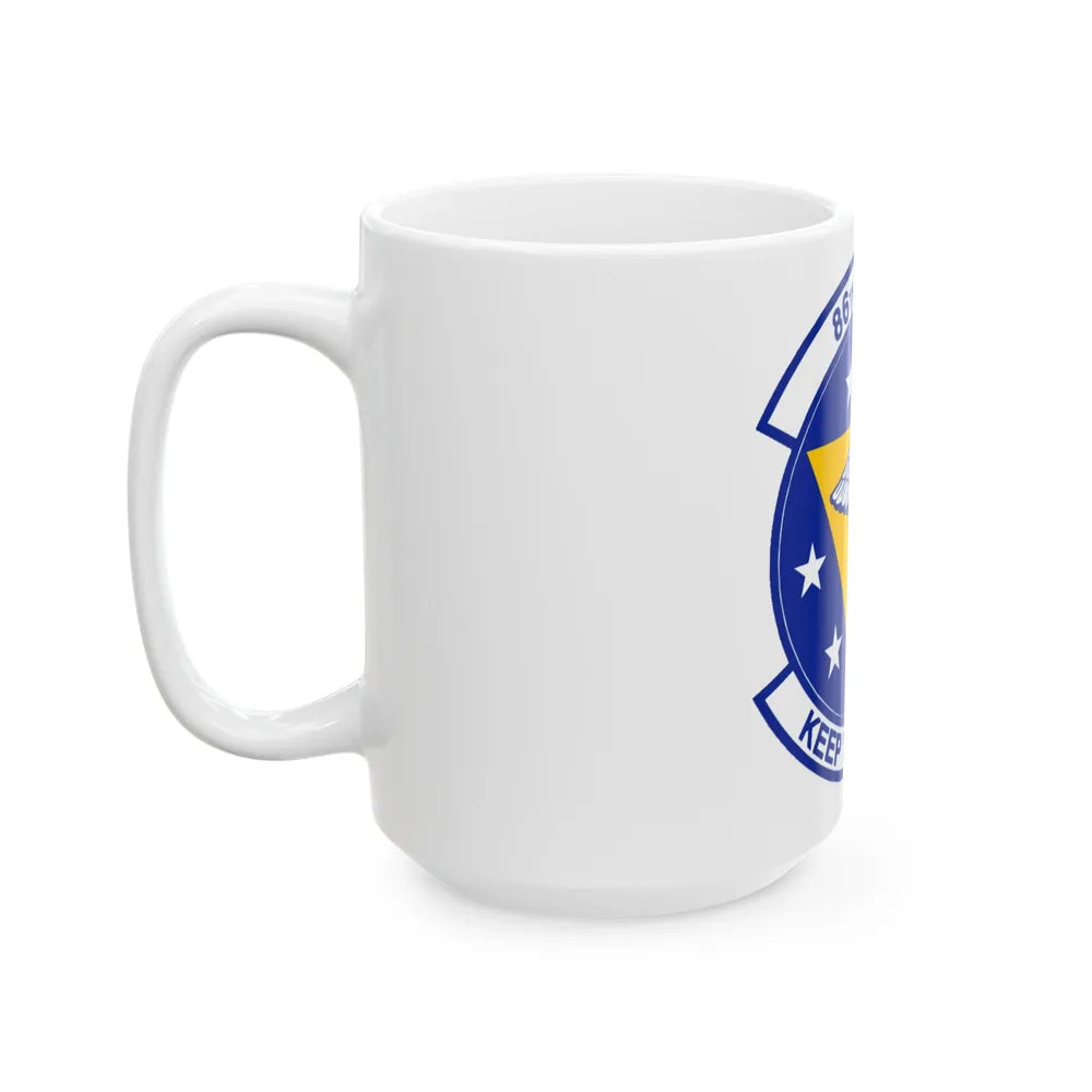 86 Aerospace Medicine Squadron USAFE (U.S. Air Force) White Coffee Mug-Go Mug Yourself