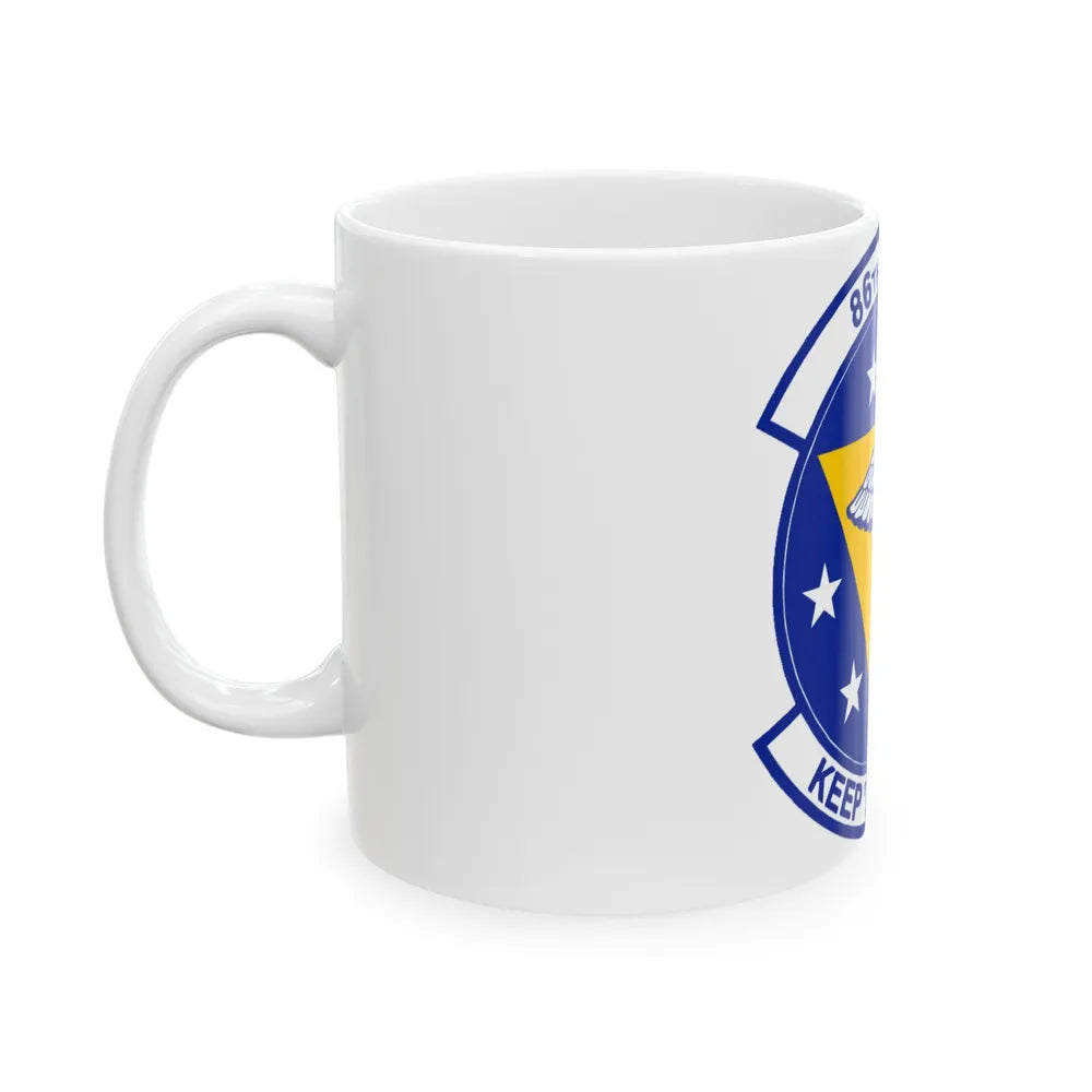 86 Aerospace Medicine Squadron USAFE (U.S. Air Force) White Coffee Mug-Go Mug Yourself