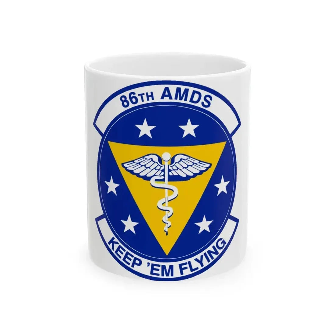 86 Aerospace Medicine Squadron USAFE (U.S. Air Force) White Coffee Mug 11oz - Go Mug Yourself
