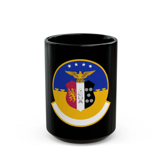 86 Civil Engineer Squadron USAFE (U.S. Air Force) Black Coffee Mug-15oz-Go Mug Yourself