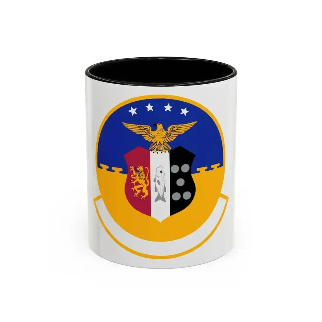 86 Civil Engineer Squadron USAFE (U.S. Air Force) Accent Coffee Mug 11oz Black - Go Mug Yourself