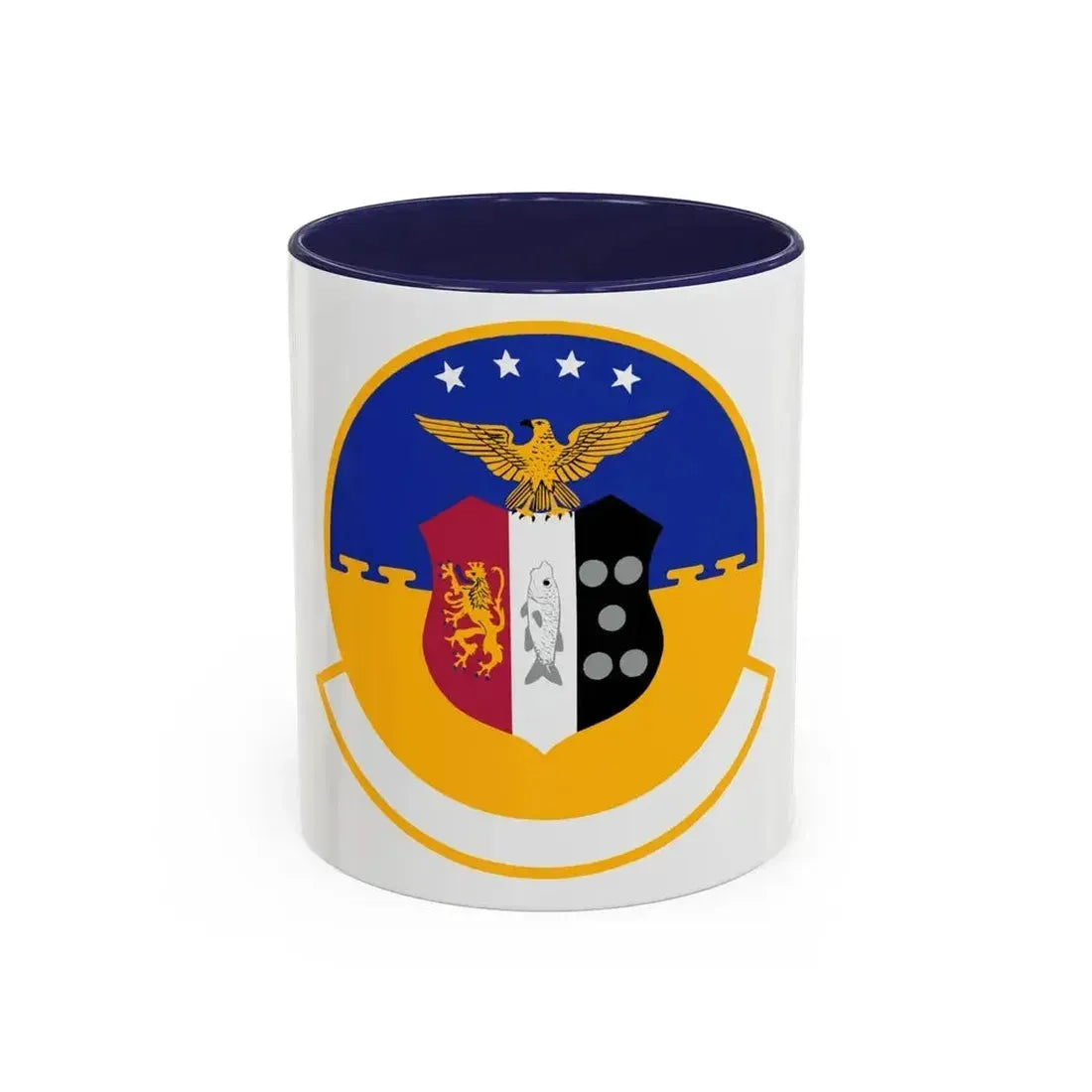 86 Civil Engineer Squadron USAFE (U.S. Air Force) Accent Coffee Mug 11oz Navy - Go Mug Yourself
