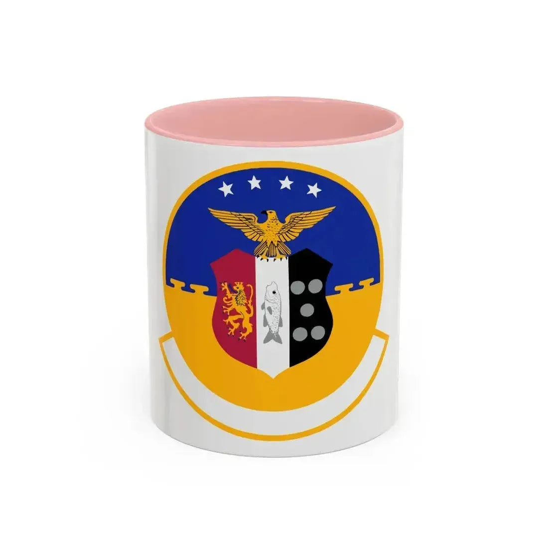 86 Civil Engineer Squadron USAFE (U.S. Air Force) Accent Coffee Mug 11oz Pink - Go Mug Yourself