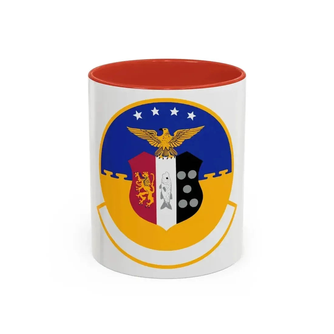 86 Civil Engineer Squadron USAFE (U.S. Air Force) Accent Coffee Mug 11oz Red - Go Mug Yourself