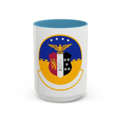 86 Civil Engineer Squadron USAFE (U.S. Air Force) Accent Coffee Mug 15oz Light Blue - Go Mug Yourself