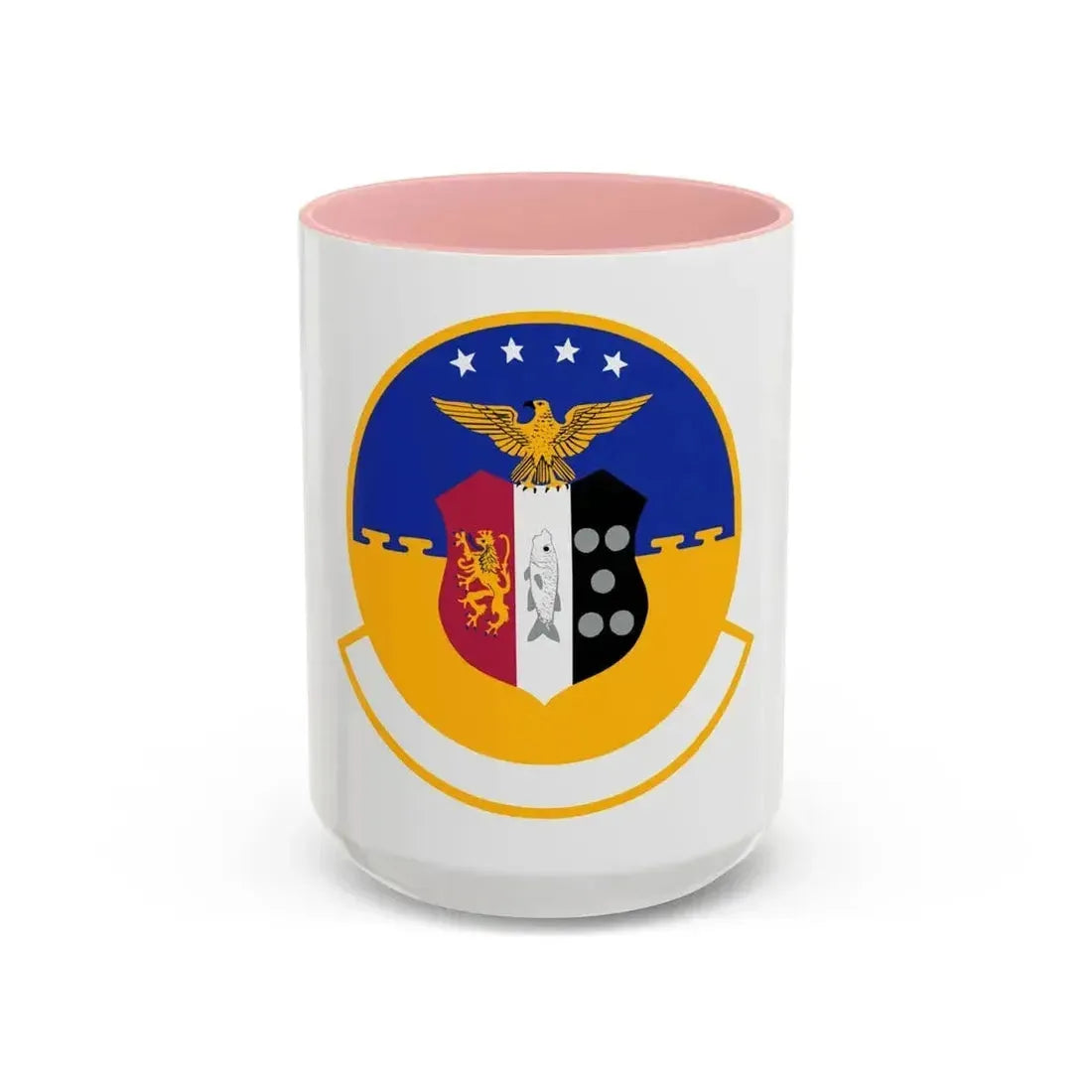 86 Civil Engineer Squadron USAFE (U.S. Air Force) Accent Coffee Mug 15oz Pink - Go Mug Yourself