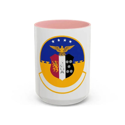 86 Civil Engineer Squadron USAFE (U.S. Air Force) Accent Coffee Mug 15oz Pink - Go Mug Yourself