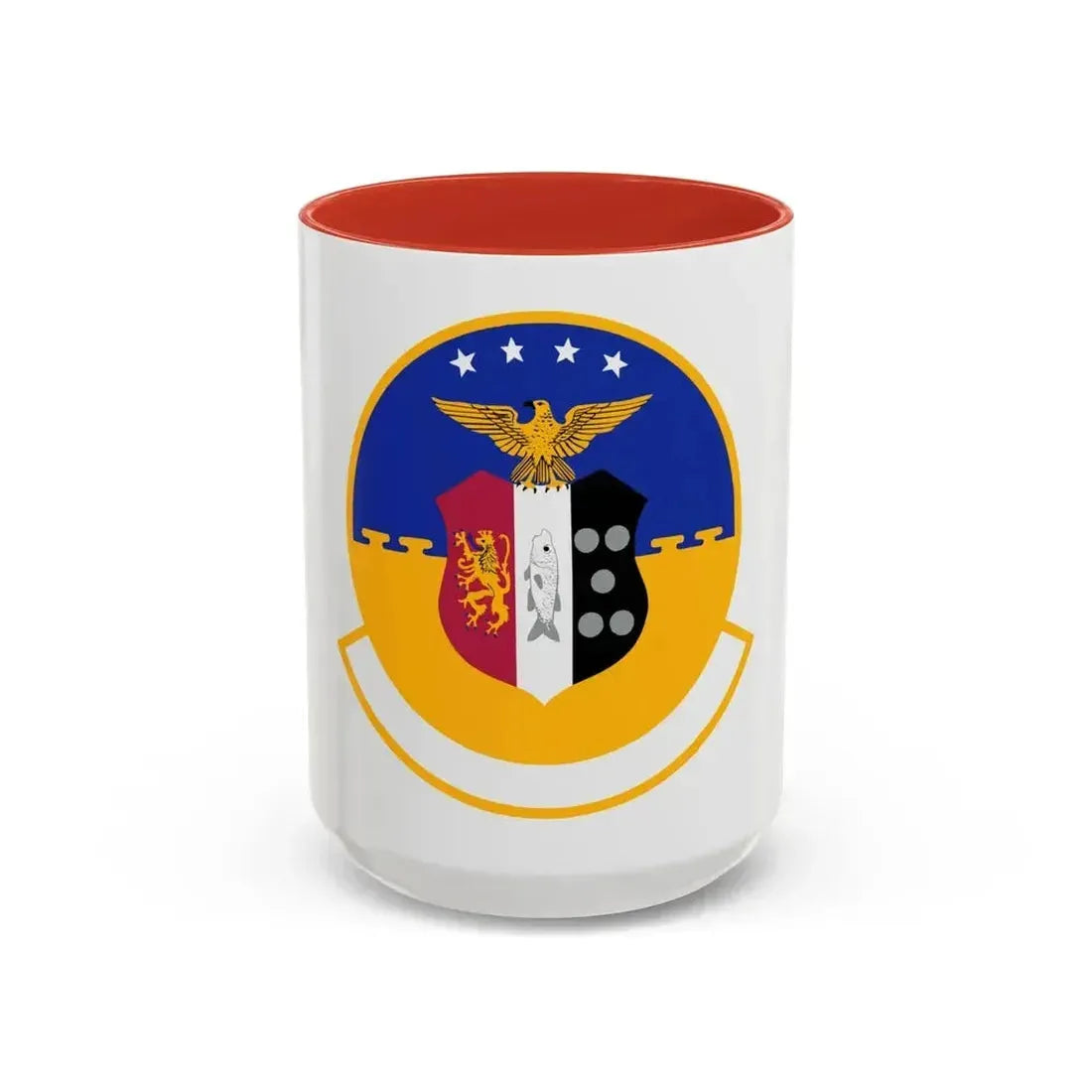 86 Civil Engineer Squadron USAFE (U.S. Air Force) Accent Coffee Mug 15oz Red - Go Mug Yourself