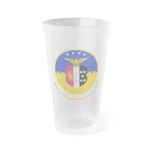 86 Civil Engineer Squadron USAFE (U.S. Air Force) Frosted Pint Glass 16oz 16oz Frosted - Go Mug Yourself