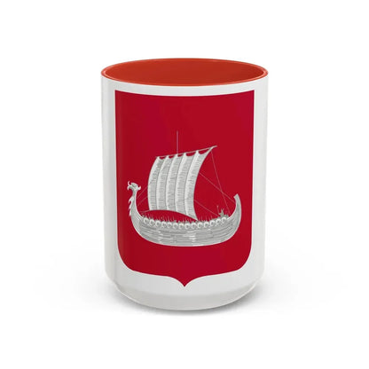 86 Engineer Battalion 2 (U.S. Army) Accent Coffee Mug 15oz Red - Go Mug Yourself