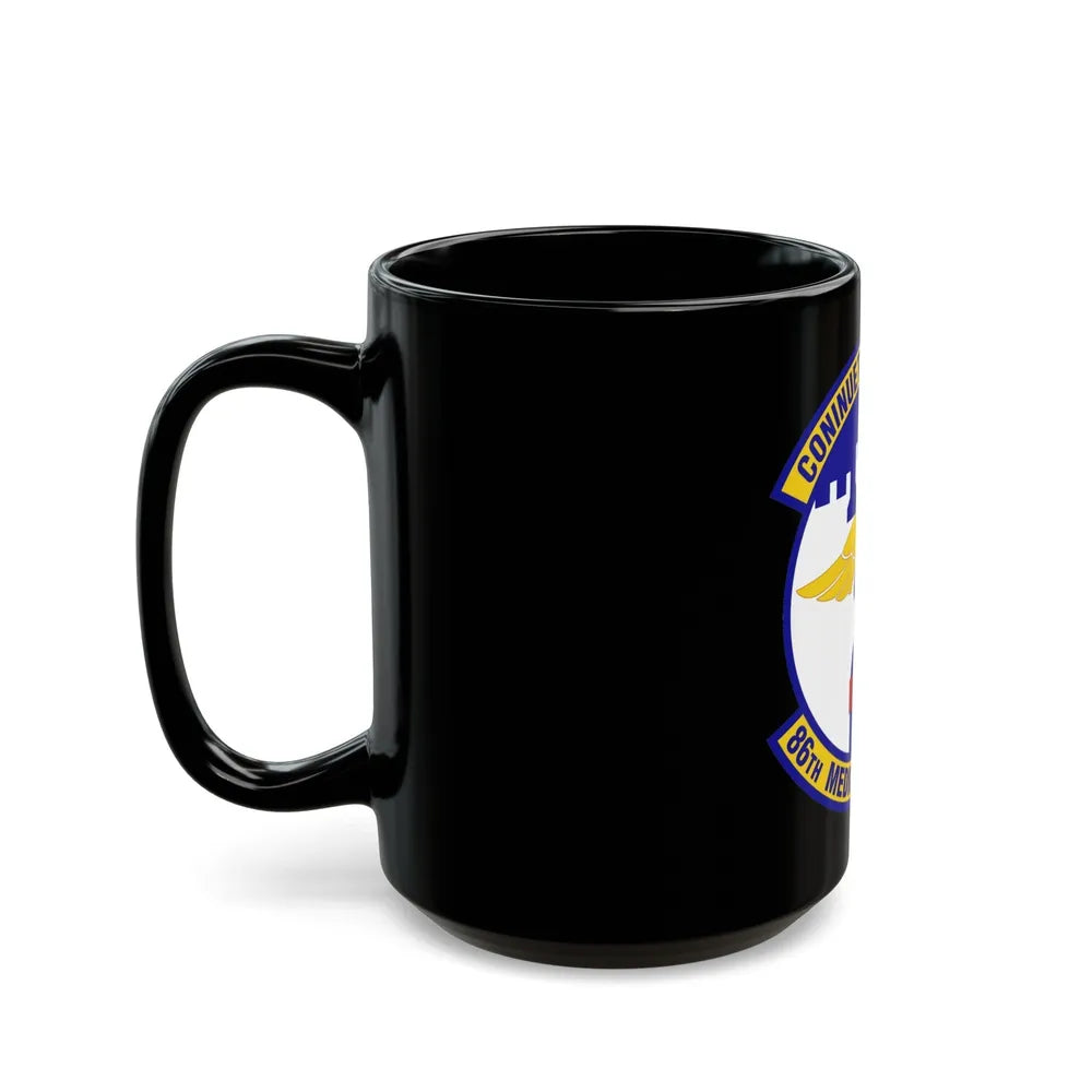 86 Medical Squadron USAFE (U.S. Air Force) Black Coffee Mug-Go Mug Yourself