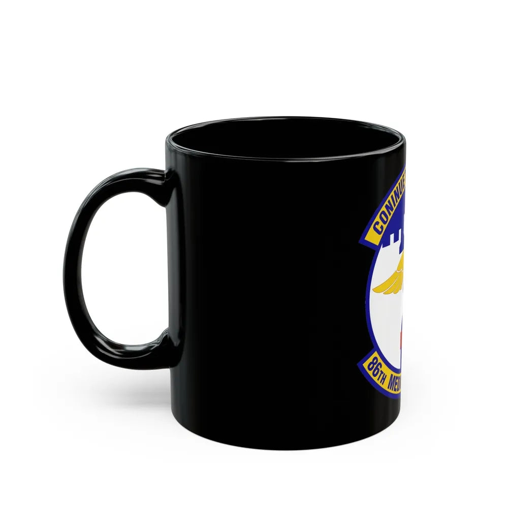 86 Medical Squadron USAFE (U.S. Air Force) Black Coffee Mug-Go Mug Yourself