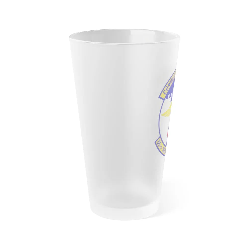 86 Medical Squadron USAFE (U.S. Air Force) Frosted Pint Glass 16oz-Go Mug Yourself