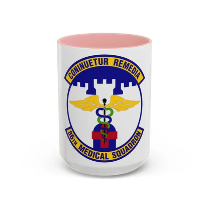 86 Medical Squadron USAFE (U.S. Air Force) Accent Coffee Mug 15oz Pink - Go Mug Yourself
