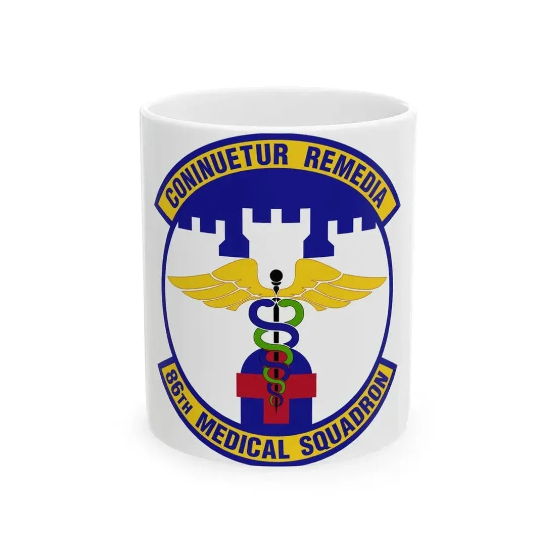 86 Medical Squadron USAFE (U.S. Air Force) White Coffee Mug 11oz - Go Mug Yourself