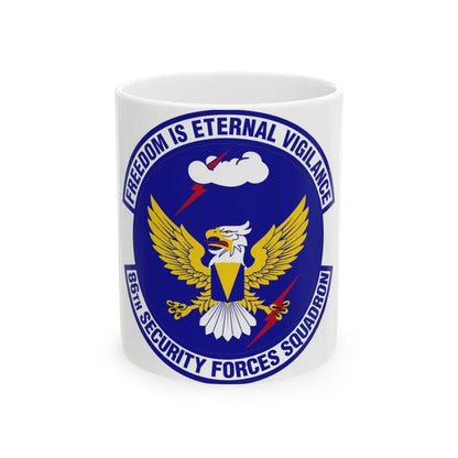 86 Security Forces Squadron USAFE (U.S. Air Force) White Coffee Mug-11oz-Go Mug Yourself