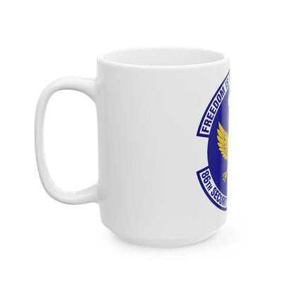 86 Security Forces Squadron USAFE (U.S. Air Force) White Coffee Mug-Go Mug Yourself