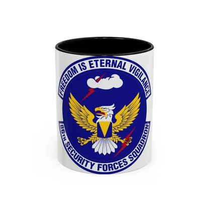 86 Security Forces Squadron USAFE (U.S. Air Force) Accent Coffee Mug 11oz Black - Go Mug Yourself