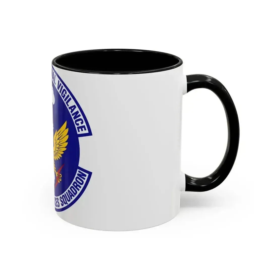 86 Security Forces Squadron USAFE (U.S. Air Force) Accent Coffee Mug - Go Mug Yourself