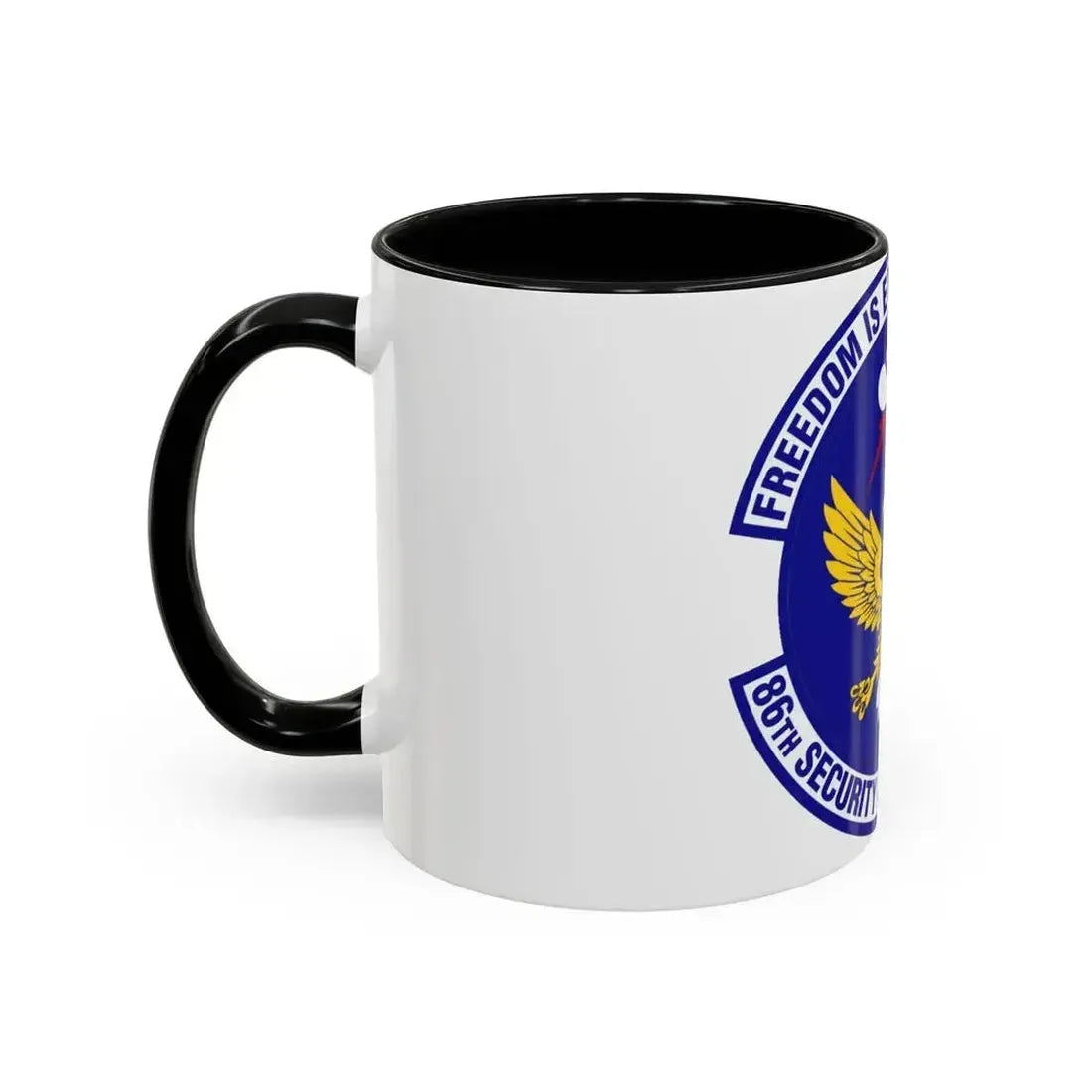 86 Security Forces Squadron USAFE (U.S. Air Force) Accent Coffee Mug - Go Mug Yourself
